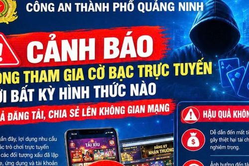 Cảnh báo thủ đoạn lôi kéo người dân tham gia cờ bạc trực tuyến