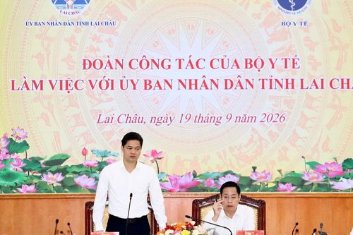 Bộ Y tế làm việc với tỉnh Lai Châu về công tác y tế