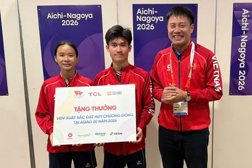 Huy chương đầu tiên của Việt Nam ở ASIAD 2026