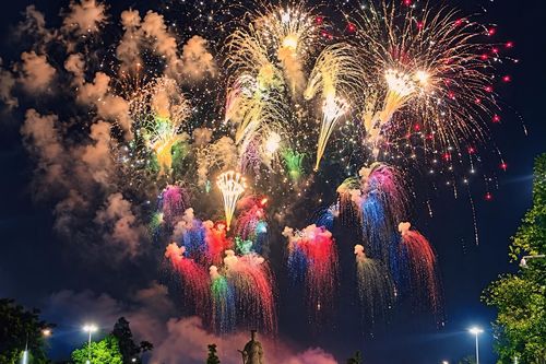 Mãn nhãn màn pháo hoa mừng Bắc Ninh là thành phố trực thuộc Trung ương