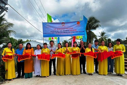 An Giang: Nối nhịp niềm vui từ cây cầu mới ở xã Châu Thành
