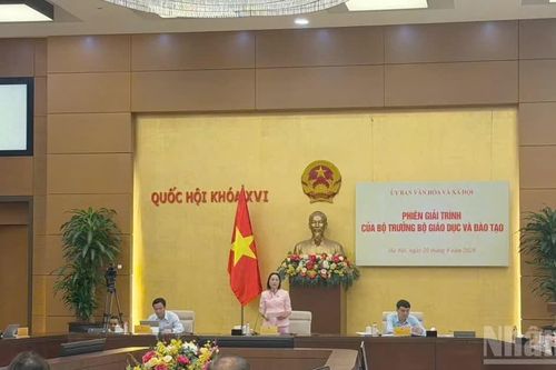 Năm nhóm vấn đề được tập trung làm rõ tại Phiên giải trình của Bộ trưởng Giáo dục và Đào tạo