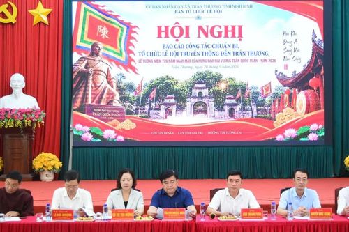 Tổ chức Lễ hội Đền Trần Thương 'Dấu thiêng muôn đời - Sáng ngời di sản'
