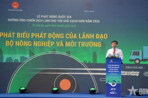 Lễ phát động quốc gia hưởng ứng Chiến dịch làm cho thế giới sạch hơn năm 2026