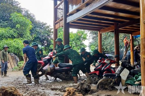 Các đơn vị Quân đội chủ động ứng phó mưa lũ, ngập lụt