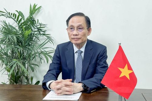 Bộ trưởng Ngoại giao Lê Hoài Trung phát biểu tại Đối thoại toàn cầu năm 2026