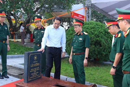 Thái Nguyên: Khởi công tu bổ nghĩa trang có gần 900 phần mộ liệt sĩ