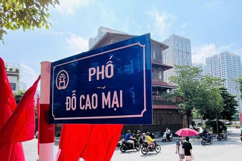 Hà Nội gắn biển tên phố mang tên danh nhân Đỗ Cao Mại