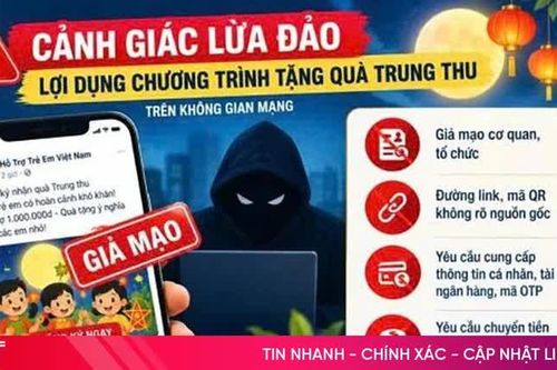 Cảnh giác lừa đảo núp bóng chương trình tặng quà Trung thu