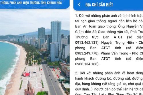 Ứng dụng KHANHHOA-S: Còn những hạn chế, chưa cập nhật
