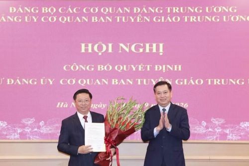 Ông Trần Thanh Lâm giữ chức Bí thư Đảng ủy Cơ quan Ban Tuyên giáo Trung ương