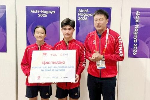 Đoàn thể thao Việt Nam có huy chương đầu tiên tại ASIAD 2026