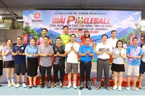 Bế mạc Giải Pickleball công nhân, viên chức, lao động tỉnh Lai Châu lần thứ II