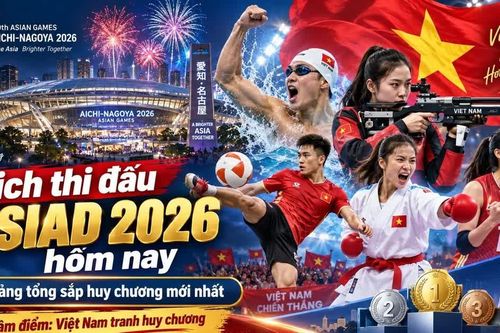 Lịch thi đấu ASIAD 2026 mới nhất ngày 20/9 của đoàn thể thao Việt Nam