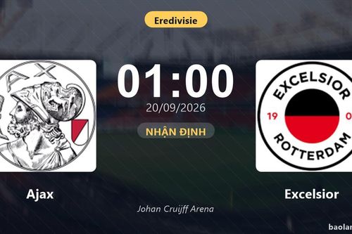 Nhận định Ajax vs Excelsior: Điểm nóng cuộc đua tốp đầu