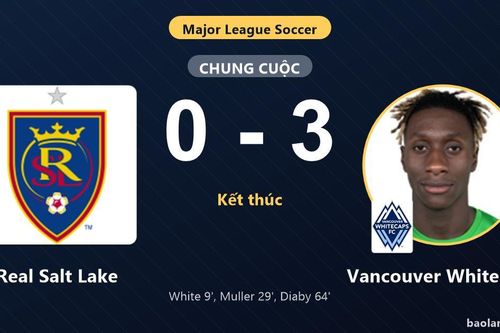 Hạ Real Salt Lake 0-3, Vancouver Whitecaps vững ngôi đầu dù cả hai cùng có vé