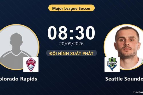 Trận Colorado Rapids vs Seattle Sounders bị hoãn