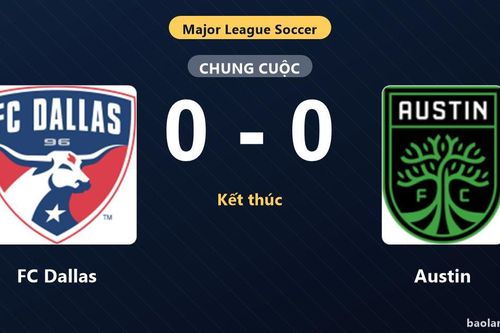Thống kê trận đấu FC Dallas 0-0 Austin: Trận hòa không bàn thắng