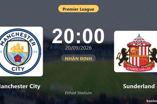 Nhận định Manchester City vs Sunderland: Màn so tài của hai đội vào phom