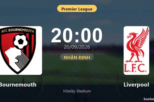 Nhận định Bournemouth vs Liverpool: Điểm nóng cuộc đua tốp đầu