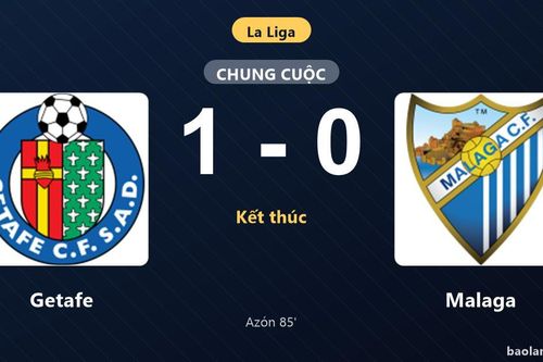 Thống kê trận đấu Getafe 1-0 Malaga: Iván Azón tỏa sáng, Getafe giành trọn 3 điểm