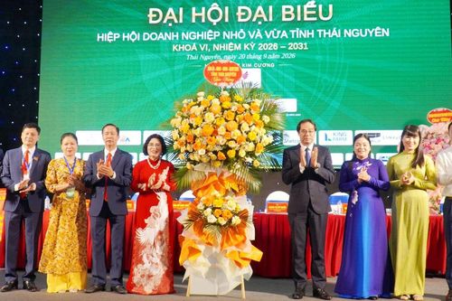 Đại hội Hiệp hội Doanh nghiệp nhỏ và vừa tỉnh Thái Nguyên khóa VI: Tự chủ – Đoàn kết – Hành động – Đổi mới