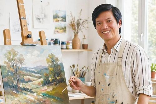 Mai Quang Huy - Gạch nối giữa bảo tồn và hội họa