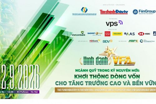 Ngày 22/9, diễn ra lễ trao Giải thưởng Quỹ đầu tư chứng khoán Việt Nam mùa đầu tiên - VFA 2026