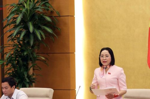 Phó Chủ tịch Quốc hội Nguyễn Thị Thanh dự phiên giải trình của Bộ trưởng Bộ Giáo dục và Đào tạo