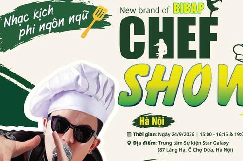 Nhạc kịch 'Chef Show' nổi tiếng của Hàn Quốc trở lại Việt Nam