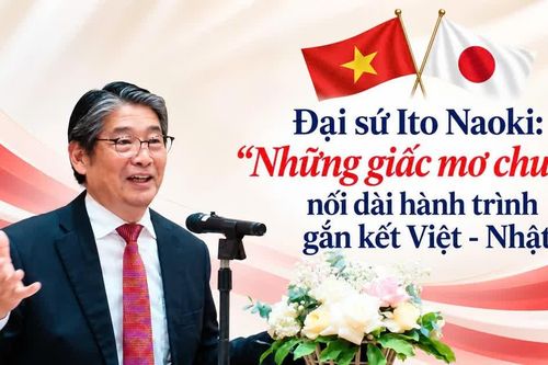Đại sứ Ito Naoki: 'Những giấc mơ chung' nối dài hành trình gắn kết Việt – Nhật