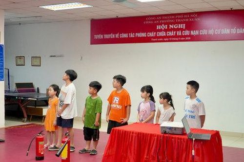 Chủ động phòng cháy từ mỗi căn hộ ở Thanh Xuân