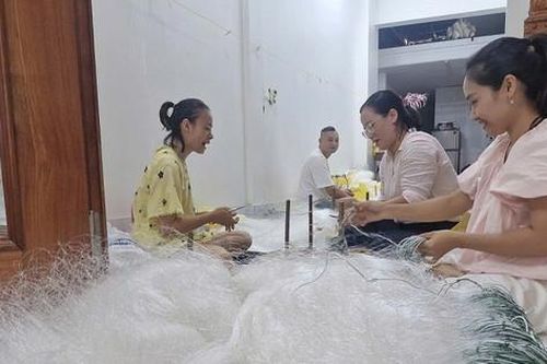 Thúc đẩy phát triển kinh tế ở làng nghề đan lưới truyền thống