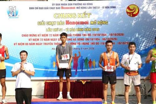 Hà Đông: Gần 200 vận động viên tranh tài Giải chạy Báo Hànộimới