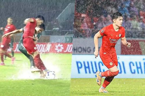 Trước thềm FIFA ASEAN Cup, Đình Bắc gây tranh cãi về phản ứng khi bị đối thủ phạm lỗi