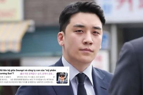 Thương hiệu mỹ phẩm Hàn nổi tiếng từng có liên hệ với Seungri, Knet tranh cãi có nên tẩy chay
