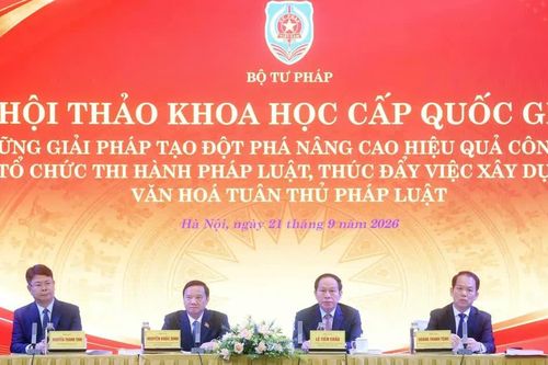 Đổi mới tư duy trong tổ chức thi hành pháp luật, xây dựng văn hóa tuân thủ thực chất
