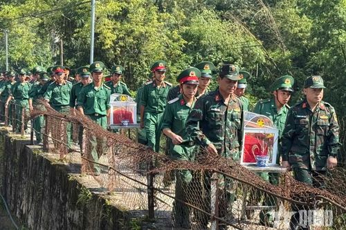 Điện Biên: Quy tập 9 hài cốt liệt sĩ tại phường Điện Biên Phủ