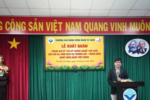Sinh viên CĐ Công nghệ TPHCM đại diện Việt Nam dự WorldSkills Shanghai 2026