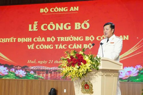 Đại tá Nguyễn Đình Dương được bổ nhiệm làm Giám đốc Công an TP Huế