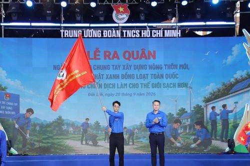 Tuổi trẻ cả nước đồng loạt ra quân xây dựng nông thôn mới, bảo vệ môi trường