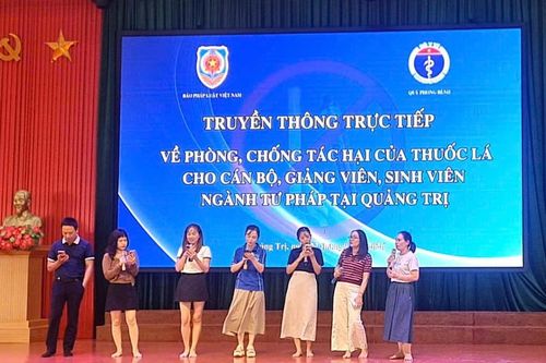Sáng mai, 22/9, diễn ra chương trình truyền thông trực tiếp về phòng, chống tác hại của thuốc lá tại Quảng Trị