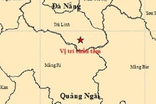 Liên tiếp 4 trận động đất xảy ra ở Đà Nẵng và Quảng Ngãi rạng sáng 21/9