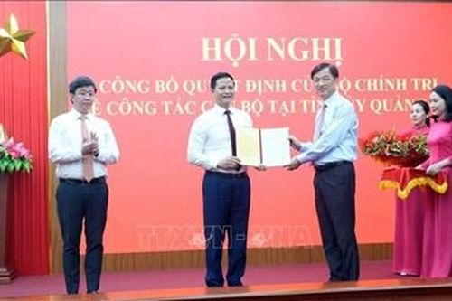 Đồng chí Vương Quốc Tuấn giữ chức Bí thư Tỉnh ủy Quảng Trị