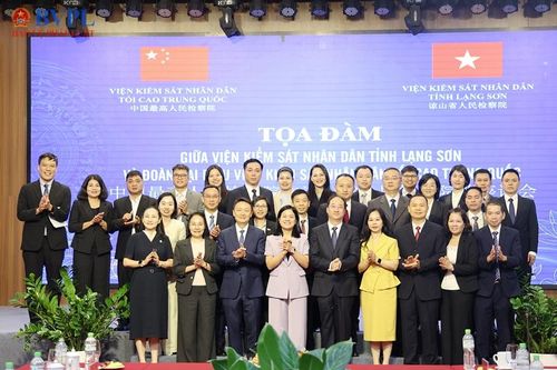 Tọa đàm giữa VKSND tỉnh Lạng Sơn và Đoàn đại biểu VKSND Trung Quốc