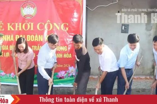 Xã Nga Sơn khởi công xây dựng nhà “Đại đoàn kết”