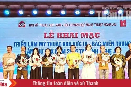 Mỹ thuật Thanh Hóa ghi dấu tại Triển lãm khu vực Bắc miền Trung lần thứ 30