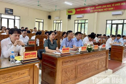 Kiểm tra, giám sát công tác cán bộ đối với Ban Thường vụ Đảng ủy 9 xã
