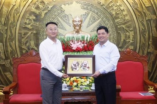Bí thư Thành ủy Nguyễn Hồng Thái tiếp đoàn doanh nghiệp Trung Quốc tìm hiểu cơ hội đầu tư tại Bắc Ninh