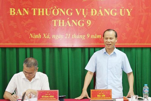 Phó Chủ tịch Thường trực UBND thành phố Mai Sơn: Phường Ninh Xá cần lựa chọn nhiệm vụ trọng tâm, tạo đột phá phát triển